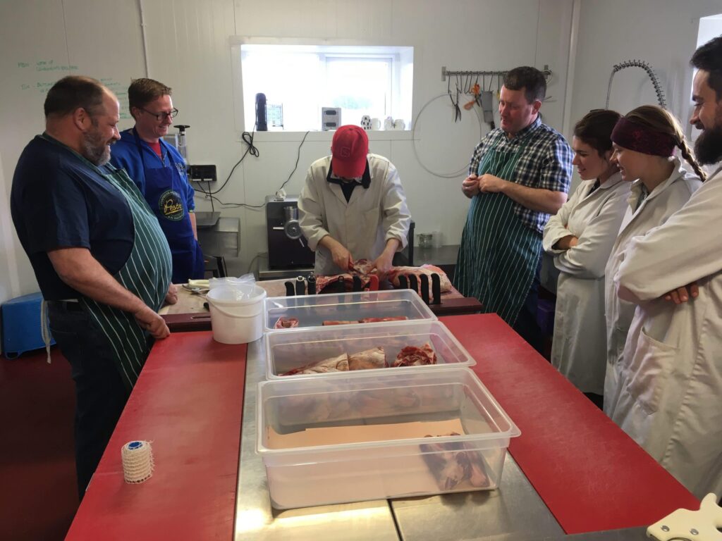 Broughgammon Butchery Class Demonstration