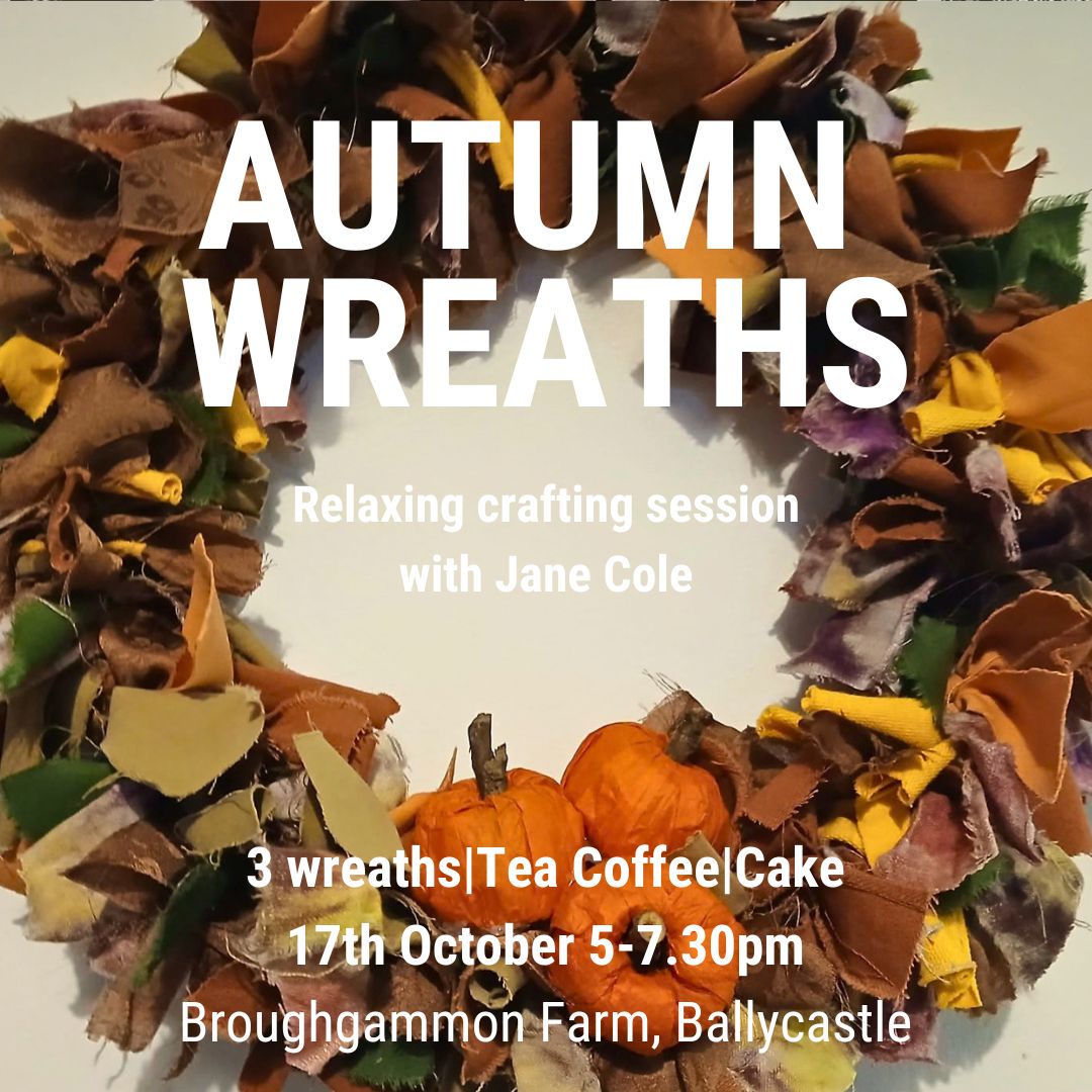 autumn wreath making